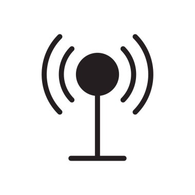 antenna vector illustration on a transparent background.Premium quality symbols.Glyphs icon for concept and graphic design. 