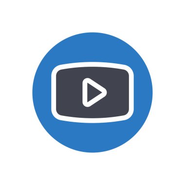 Saydam bir arkaplan üzerinde youtube vektör illüstrasyonu. Konsept ve grafik tasarım için en iyi kalite sembolleri..