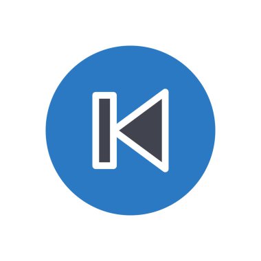 backward vector illustration on a transparent background.Premium quality symbols.Glyphs icon for concept and graphic design. 