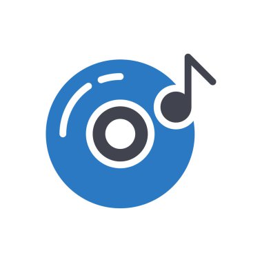 Şeffaf bir arkaplan üzerinde cd vektör illüstrasyonu. Konsept ve grafik tasarımı için mükemmel kalite sembolleri.. 