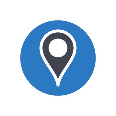 Şeffaf bir arkaplan üzerinde konum vektör illüstrasyonu. Konsept ve grafik tasarımı için mükemmel kalite sembolleri..