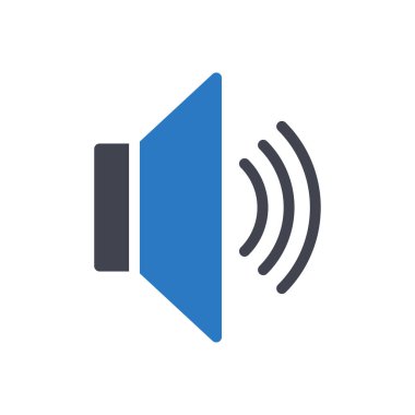 Şeffaf bir arkaplan üzerinde hoparlör vektör illüstrasyonu. Konsept ve grafik tasarım için mükemmel kalite sembolleri..