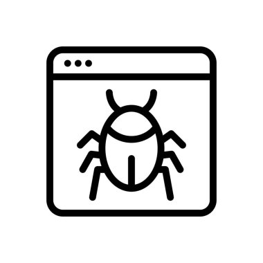 Şeffaf bir arkaplanda hata vektör çizimi. Premium kalite sembolleri. Konsept ve grafik tasarım için ince çizgi simgesi. 