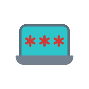 Şeffaf bir arkaplan üzerinde parola vektör çizimi. Konsept ve grafik tasarımı için birinci sınıf kalite simgeler..