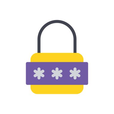 Şeffaf bir arkaplan üzerinde parola vektör çizimi. Konsept ve grafik tasarımı için birinci sınıf kalite simgeler.. 