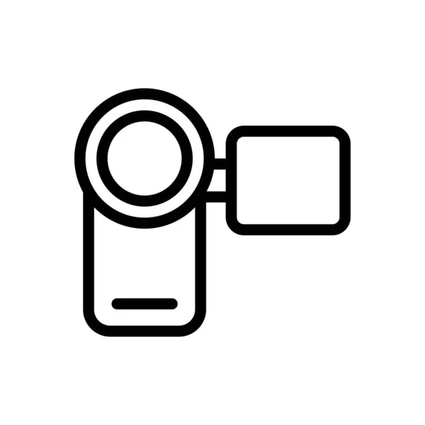 Camera Vector Illustration Transparent Background Premium Quality Symbols Thin Line — Stock Vector