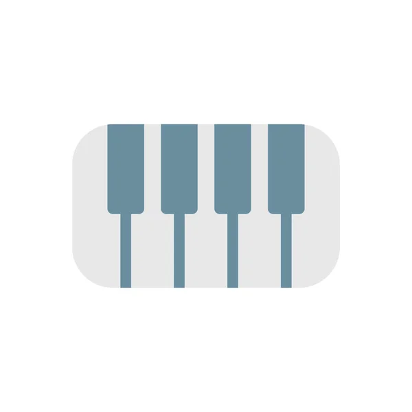 Pianovektor Illustration Transparent Bakgrund Premium Kvalitetssymboler Stroke Ikon För Koncept — Stock vektor
