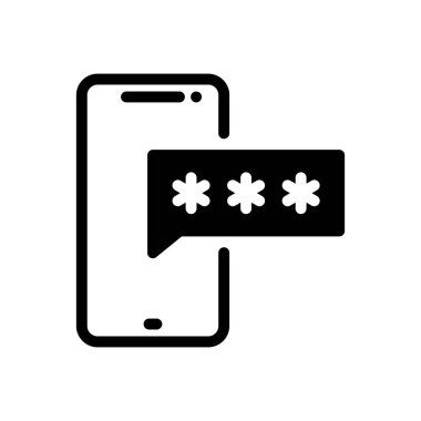 Şeffaf bir arkaplan üzerinde mobil vektör illüstrasyonu. Konsept ve grafik tasarımı için kaliteli semboller..