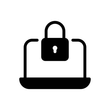 Şeffaf bir arkaplan üzerinde dizüstü bilgisayar vektör çizimi. Konsept ve grafik tasarım için kaliteli semboller..