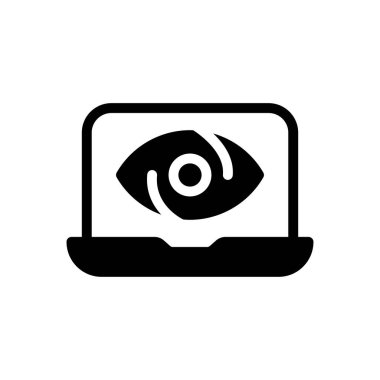 Şeffaf bir arkaplan üzerinde göz vektör çizimi. Konsept ve grafik tasarımı için özel kalite semboller..