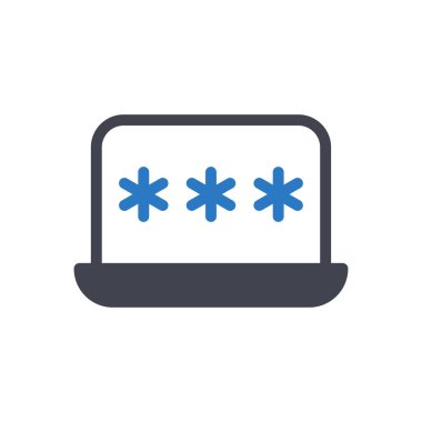 Şeffaf bir arkaplanda parola vektör çizimi. Konsept ve grafik tasarımı için kaliteli semboller.. 