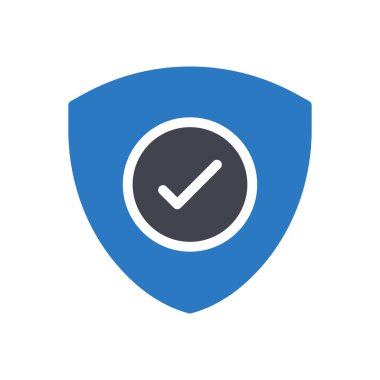 Saydam bir arkaplan üzerinde kalkan vektör çizimi. Konsept ve grafik tasarımı için mükemmel kalite semboller.. 