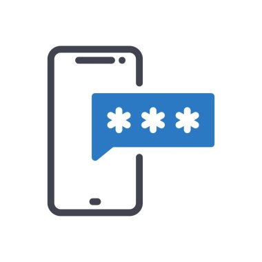 Şeffaf bir arkaplan üzerinde mobil vektör illüstrasyonu. Konsept ve grafik tasarımı için kaliteli semboller..