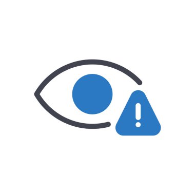 Şeffaf bir arkaplan üzerinde göz vektör çizimi. Konsept ve grafik tasarımı için özel kalite semboller..