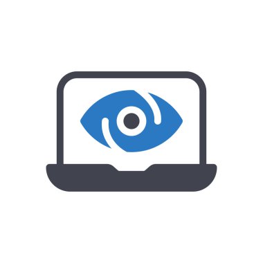 Şeffaf bir arkaplan üzerinde göz vektör çizimi. Konsept ve grafik tasarımı için özel kalite semboller..