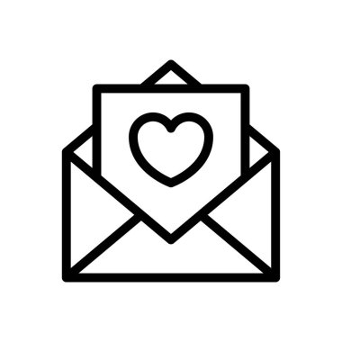 Şeffaf bir arkaplan üzerinde ileti vektör illüstrasyonu. Konsept ve grafik tasarımı için ince çizgi simgesi..