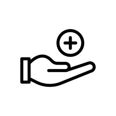 Şeffaf bir arkaplan üzerinde tıbbi vektör çizimi. Premium kalite sembolleri. Konsept ve grafik tasarım için ince çizgi simgesi.