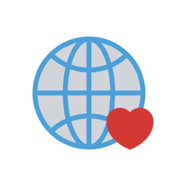 Şeffaf bir arkaplan üzerinde küresel vektör çizimi. Konsept ve grafik tasarımı için kaliteli semboller.. 