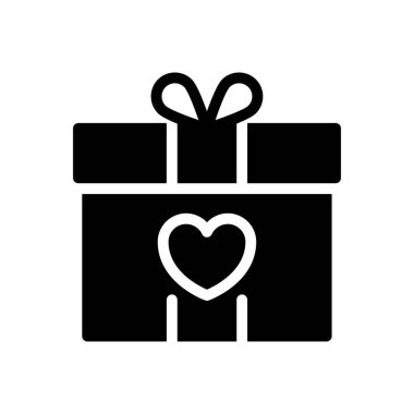 Şeffaf bir arkaplan üzerinde hediye vektör illüstrasyonu. Konsept ve grafik tasarım için özel kalite semboller..