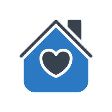 Şeffaf bir arkaplan üzerinde ev vektör illüstrasyonu. Konsept ve grafik tasarımı için özel kalite semboller.. 