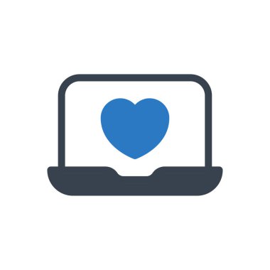 Şeffaf bir arkaplan üzerinde dizüstü bilgisayar vektör çizimi. Konsept ve grafik tasarım için kaliteli semboller.. 