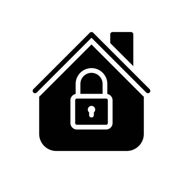 Σπίτι Διανυσματική Απεικόνιση Ένα Διαφανές Φόντο Premium Σύμβολα Ποιότητας Glyphs — Διανυσματικό Αρχείο
