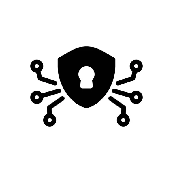 Security Vector Illustration Transparent Background Premium Quality Symbols Glyphs Icon — Stockový vektor