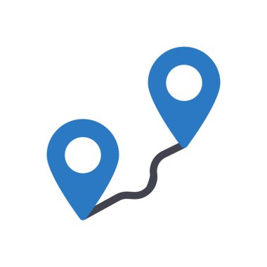 Şeffaf bir arkaplan üzerinde konum vektör illüstrasyonu. Konsept ve grafik tasarımı için mükemmel kalite sembolleri.. 