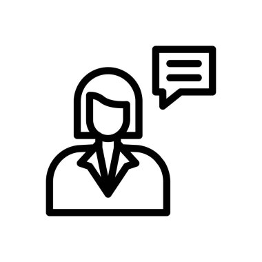 Saydam bir arkaplan üzerinde avukat vektör çizimi. Premium kalite semboller. Konsept ve grafik tasarım için ince çizgi simgesi.