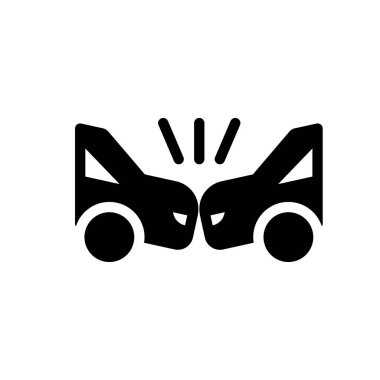 Şeffaf bir arkaplan üzerinde araba vektör çizimi. Konsept ve grafik tasarımı için mükemmel kalite semboller..