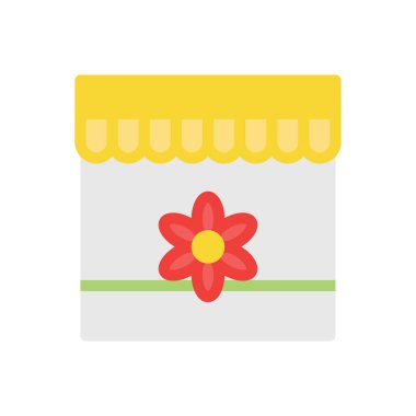 Şeffaf bir arkaplan üzerinde çiçek vektör çizimi. Konsept ve grafik tasarım için özel kalite simgeleri.. 