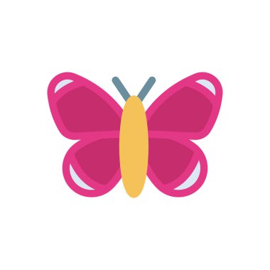 Saydam bir arkaplan üzerinde kelebek vektör çizimi. Konsept ve grafik tasarımı için birinci sınıf kalite simgeler.. 