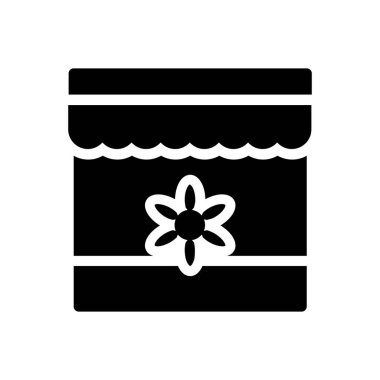 Şeffaf bir arkaplan üzerinde çiçek vektör illüstrasyonu. Konsept ve grafik tasarım için özel kalite semboller..