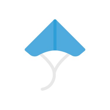 Şeffaf bir arkaplan üzerinde uçurtma vektör çizimi. Konsept ve grafik tasarımı için birinci sınıf kalite simgeler.. 