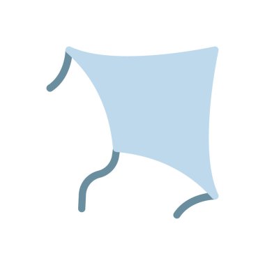 Şeffaf bir arkaplan üzerinde uçurtma vektör çizimi. Konsept ve grafik tasarımı için birinci sınıf kalite simgeler..