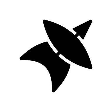 Şeffaf bir arkaplan üzerinde uçurtma vektör çizimi. Konsept ve grafik tasarımı için mükemmel kalite semboller..