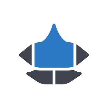 Şeffaf bir arkaplan üzerinde uçurtma vektör çizimi. Konsept ve grafik tasarımı için mükemmel kalite semboller..