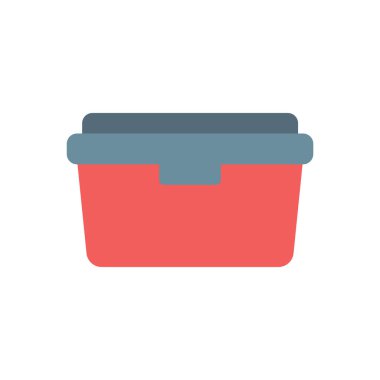 Şeffaf bir arkaplan üzerinde kutu vektör çizimi. Konsept ve grafik tasarımı için özel kalite semboller..