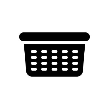 basket vector illustration on a transparent background.Premium quality symbols.Glyphs icon for concept and graphic design.