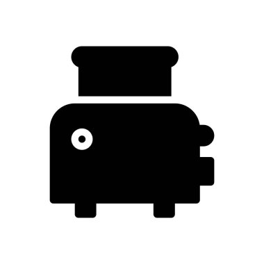 Şeffaf bir arkaplan üzerinde tost makinesi vektör çizimi. Konsept ve grafik tasarımı için mükemmel kalite semboller.. 