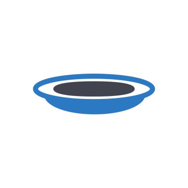 Şeffaf bir arkaplan üzerinde plaka vektör illüstrasyonu. Konsept ve grafik tasarımı için kaliteli semboller.. 