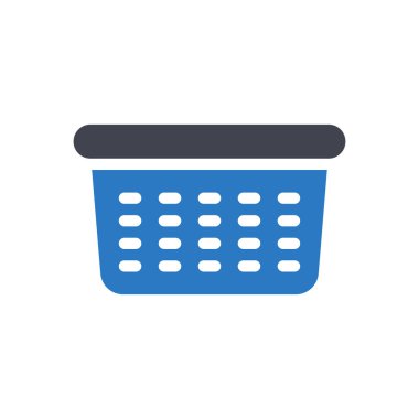 basket vector illustration on a transparent background.Premium quality symbols.Glyphs icon for concept and graphic design.