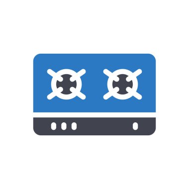 Şeffaf bir arkaplanda soba vektör çizimi. Konsept ve grafik tasarım simgeleri için kaliteli semboller..