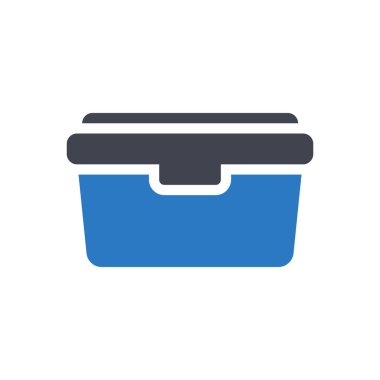  Şeffaf bir arkaplan üzerinde kutu vektör çizimi. Konsept ve grafik tasarımı için özel kalite semboller.. 