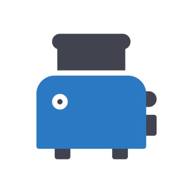 Şeffaf bir arkaplan üzerinde tost makinesi vektör çizimi. Konsept ve grafik tasarımı için mükemmel kalite semboller.. 