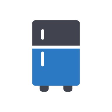 refrigerator vector illustration on a transparent background.Premium quality symbols.Glyphs icon for concept and graphic design.