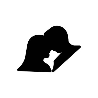 Şeffaf bir arkaplan üzerinde çift vektör çizimi. Konsept ve grafik tasarım için mükemmel kalite sembolleri.. 