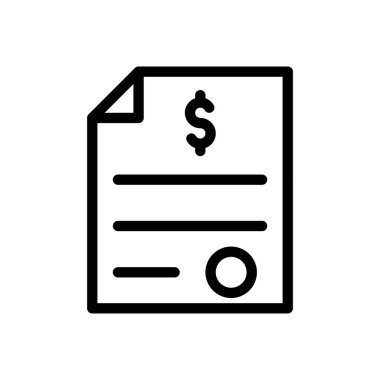 Saydam bir arkaplanda dolar vektör illüstrasyonu. Premium kalite semboller. Konsept ve grafik tasarım için ince çizgi simgesi..