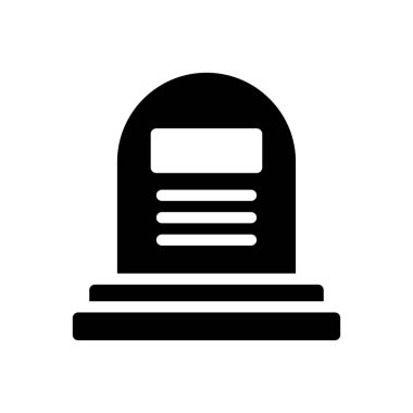 tomb vector illustration on a transparent background.Premium quality symbols.Glyphs icon for concept and graphic design.