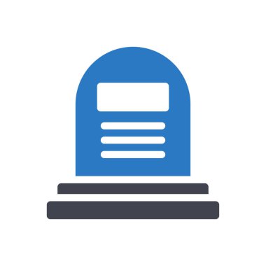 tomb vector illustration on a transparent background.Premium quality symbols.Glyphs icon for concept and graphic design.